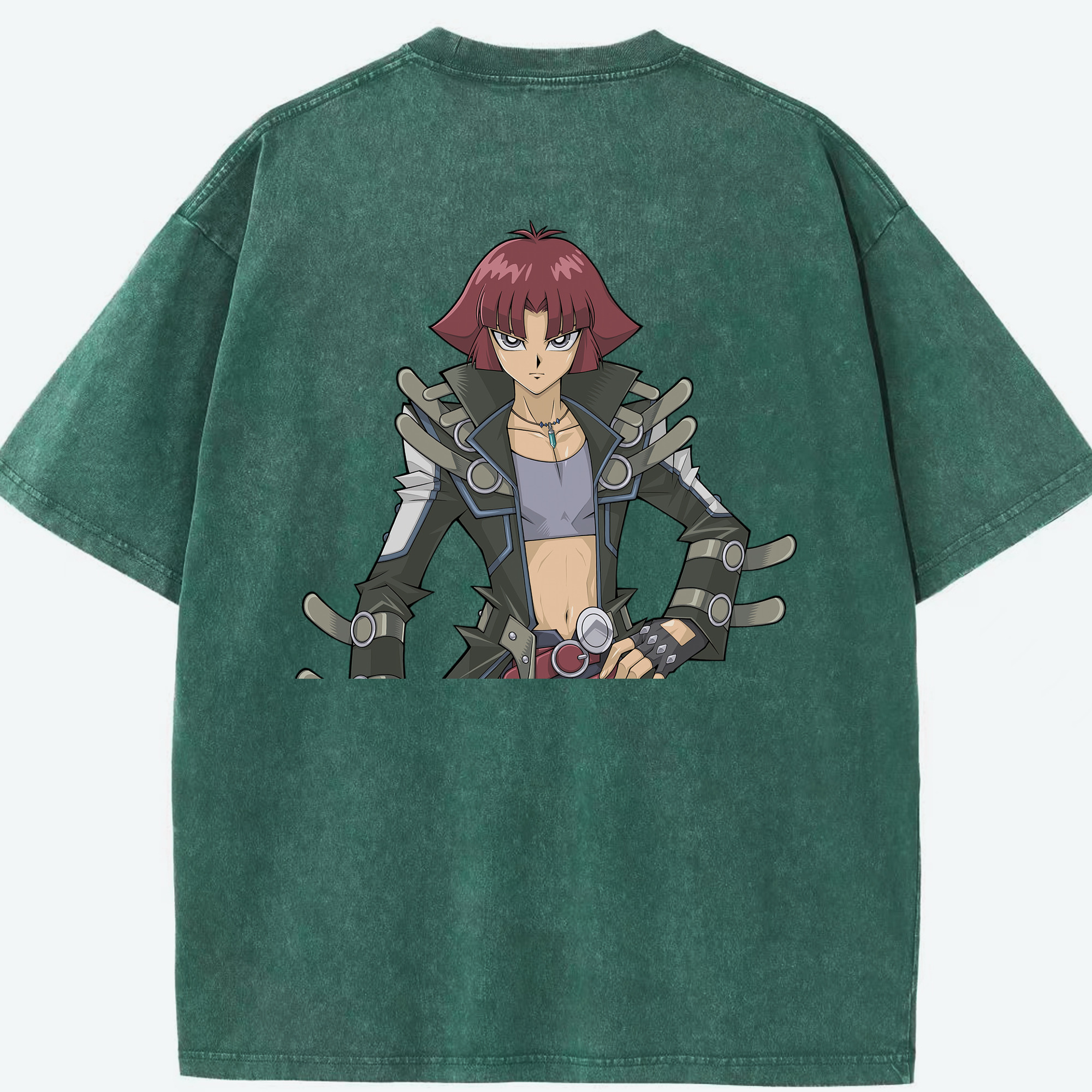 （画像用） 遊☆戯☆王 Yu-Gi-Oh! 綿100% ヴィンテージ風 半袖Tシャツ（背面プリント）
